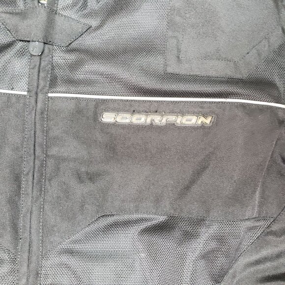 Scorpion EXO Armored Motorcycle Riding Jacket Black Sz XXL EXCELLENT CONDITION!! - Picture 6 of 16